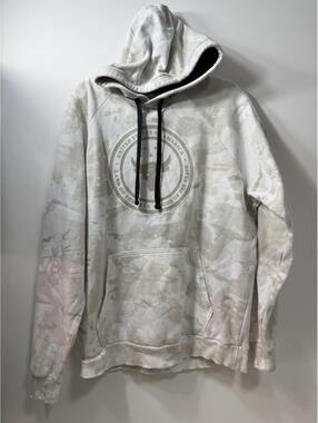 Project Rock Under Armour Men’s Veterans Hoodie Pullover M Camo Beige Sweater